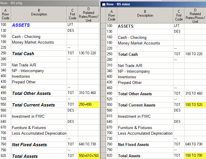 Simplify FRx Totals